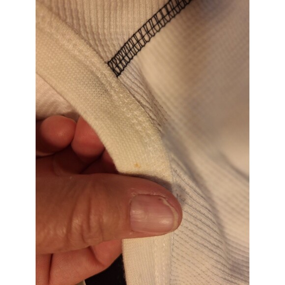 NWT Volcom Long Sleeve T-Shirt Men's Size S White Logo Crew Neck Cotton READ - Picture 8 of 9